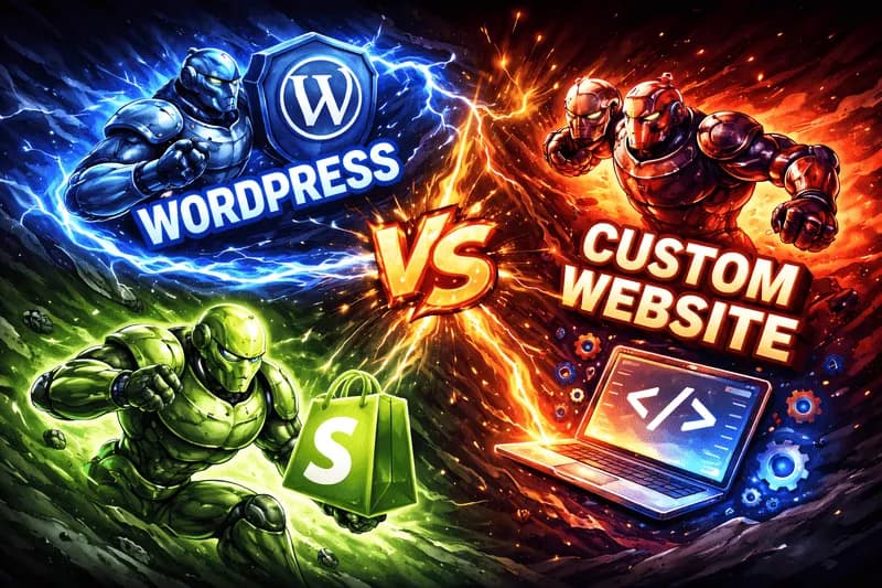 Shopify, WordPress or Custom: What Kind of Website Do You Really Need?